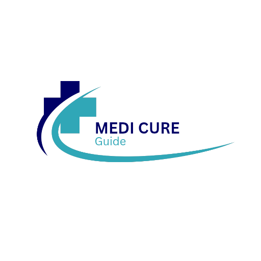 MediCureGuide Medical Website Logo – Trusted Source for Health, Physio, Blood Tests & Medicines