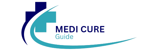 MediCureGuide Medical Website Logo – Trusted Source for Health, Physio, Blood Tests & Medicines